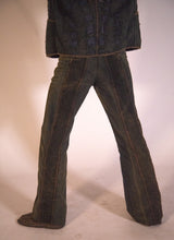 Afbeelding in Gallery-weergave laden, fit pants man canvas ikat stonewash
