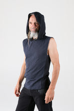 Load image into Gallery viewer, top singlet hood man slub

