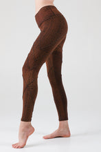 Load image into Gallery viewer, legging high waist spandex tribal print
