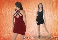 Load image into Gallery viewer, dress double cross spandex
