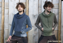 Afbeelding in Gallery-weergave laden, pullover man  kraag cotton slub
