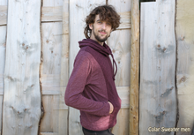 Afbeelding in Gallery-weergave laden, pullover man  kraag cotton slub
